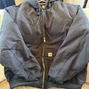 Carhartt Black Full-Zip Hoodie